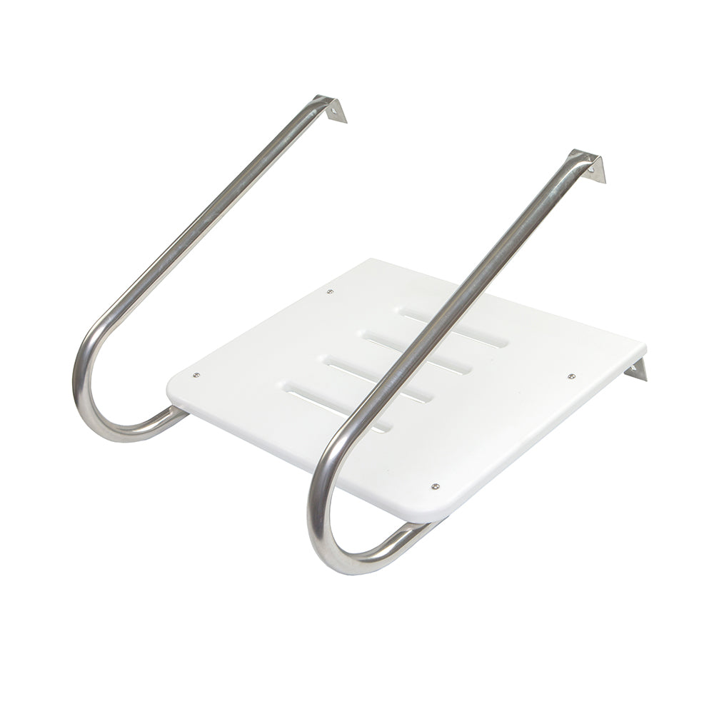 Whitecap White Poly Swim Platform f/Inboard/Outboard Motors [67901] | Swim Platforms by Whitecap 