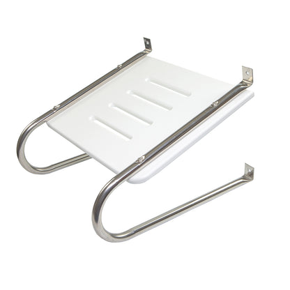 Whitecap White Poly Swim Platform f/Inboard/Outboard Motors [67901] | Swim Platforms by Whitecap 