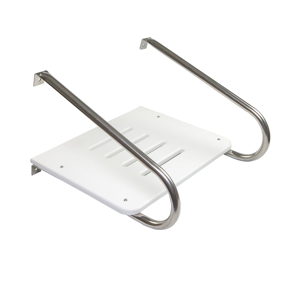 Whitecap White Poly Swim Platform f/Inboard/Outboard Motors [67901] | Swim Platforms by Whitecap 