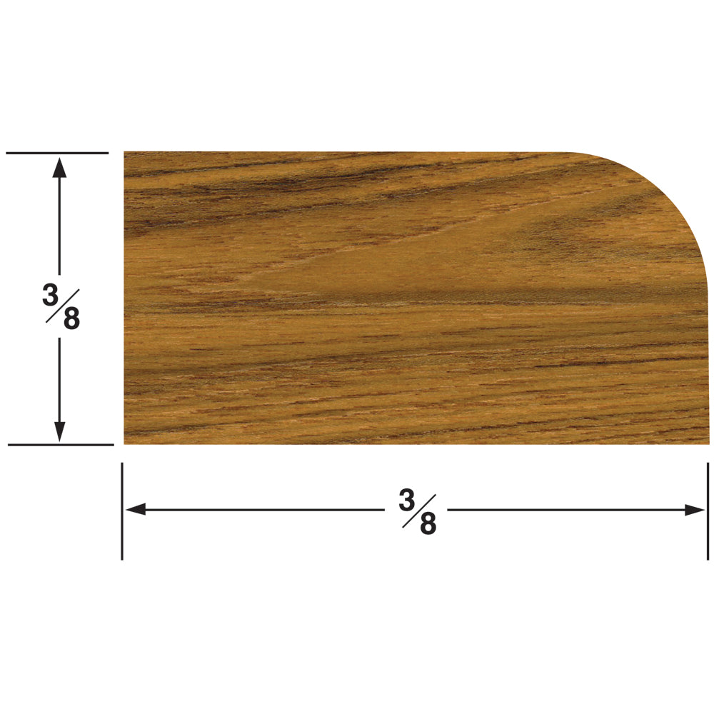 Whitecap Teak Stop Molding Small - 5' [60854] | Teak by Whitecap 