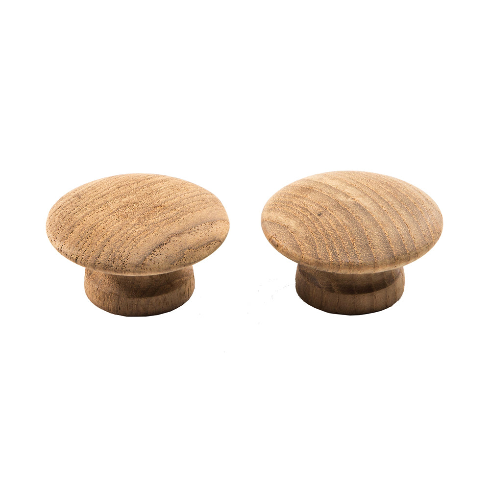 Whitecap Teak Round Drawer Knob - 2" - 2 Pack [60120-A] | Teak by Whitecap 