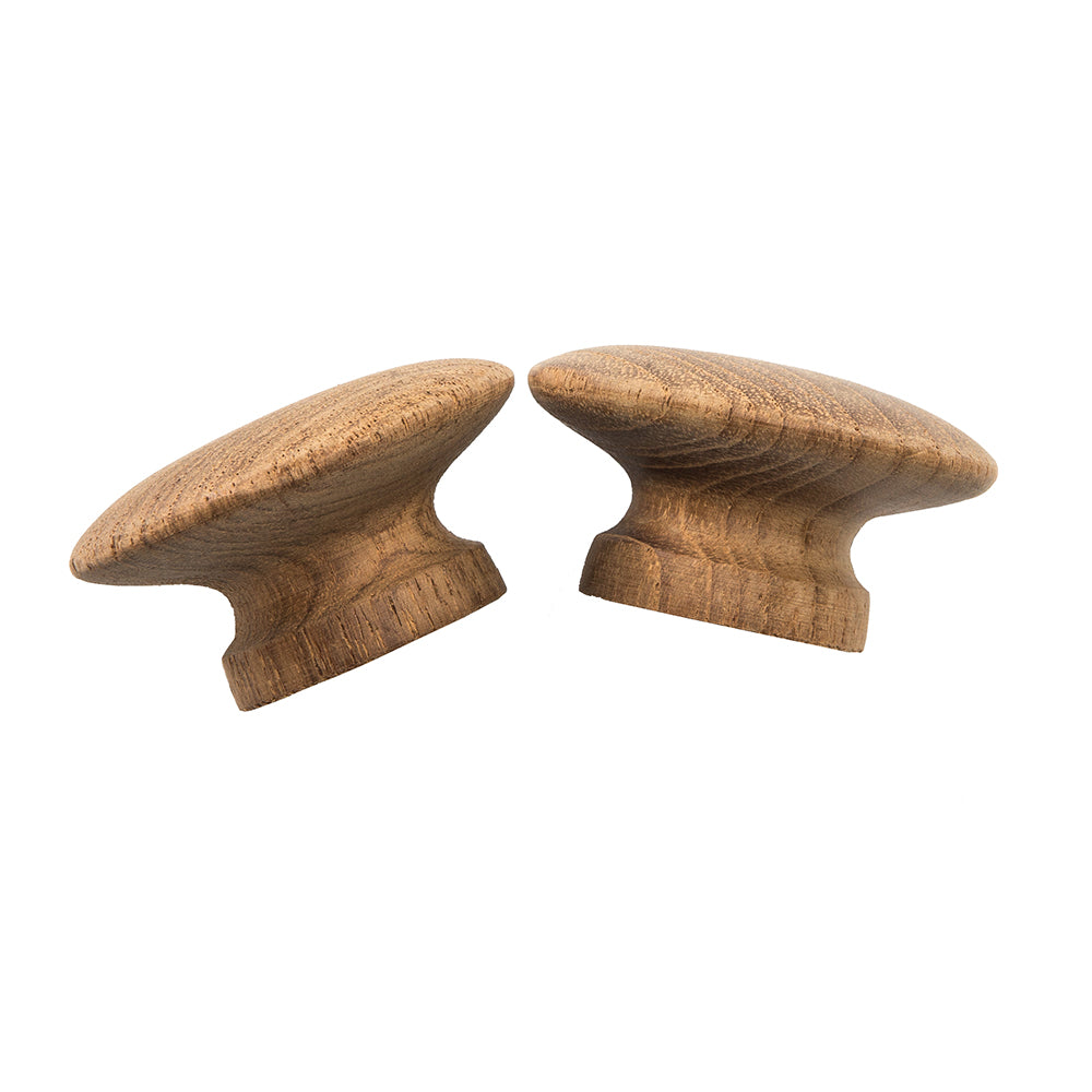 Whitecap Teak Round Drawer Knob - 2" - 2 Pack [60120-A] | Teak by Whitecap 