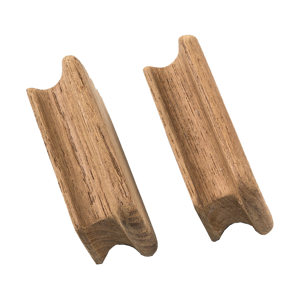 Whitecap Teak Rectangular Drawer Knob - 2-3/4"L - 2 Pack [60131-A] | Teak by Whitecap 