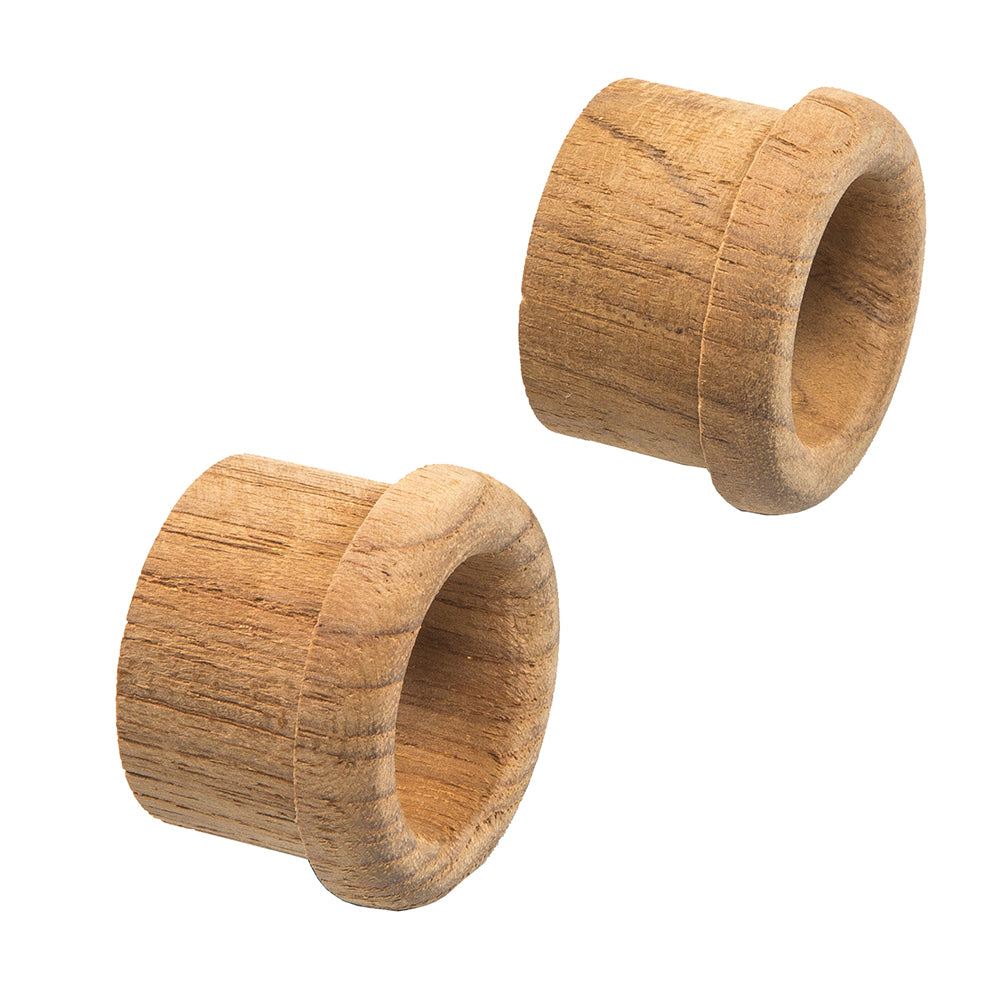 Whitecap Teak Finger Pull - 5/8" Barrel Length - 2 Pack [60145-A] | Teak by Whitecap 