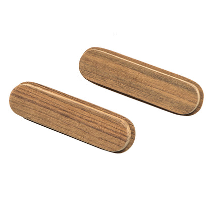 Whitecap Teak Oblong Drawer Pull - 4-1/16"L - 2 Pack [60124-A] | Teak by Whitecap 