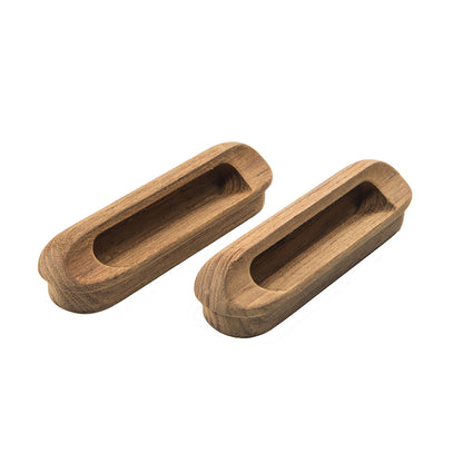 Whitecap Teak Oblong Drawer Pull - 4-1/16"L - 2 Pack [60124-A] | Teak by Whitecap 