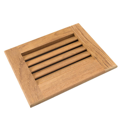 Whitecap Teak Louvered Insert - 7-1/2" x 9-1/8" x 3/4" [60712] | Teak by Whitecap 