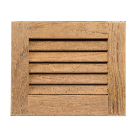 Whitecap Teak Louvered Insert - 7-1/2" x 9-1/8" x 3/4" [60712] | Teak by Whitecap 