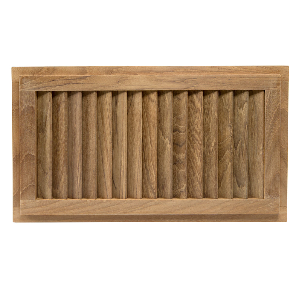 Whitecap Teak Louvered Insert - 16" x 9-1/8" x 3/4" [60710] | Teak by Whitecap 