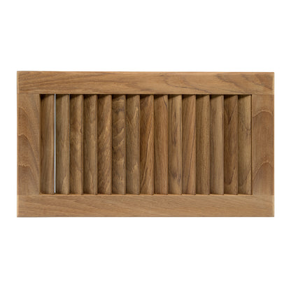 Whitecap Teak Louvered Insert - 16" x 9-1/8" x 3/4" [60710] | Teak by Whitecap 