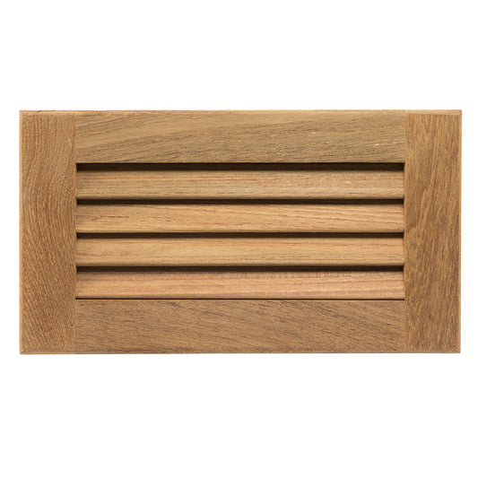 Whitecap Teak Louvered Insert - 6-3/8" x 11-3/16" x 3/4" [60714] | Teak by Whitecap 