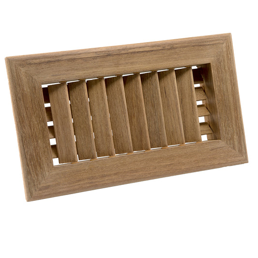 Whitecap Teak Air Conditioning Vent - 9-3/4" x 5-3/4" x 1-1/2" [60629] | Teak by Whitecap 