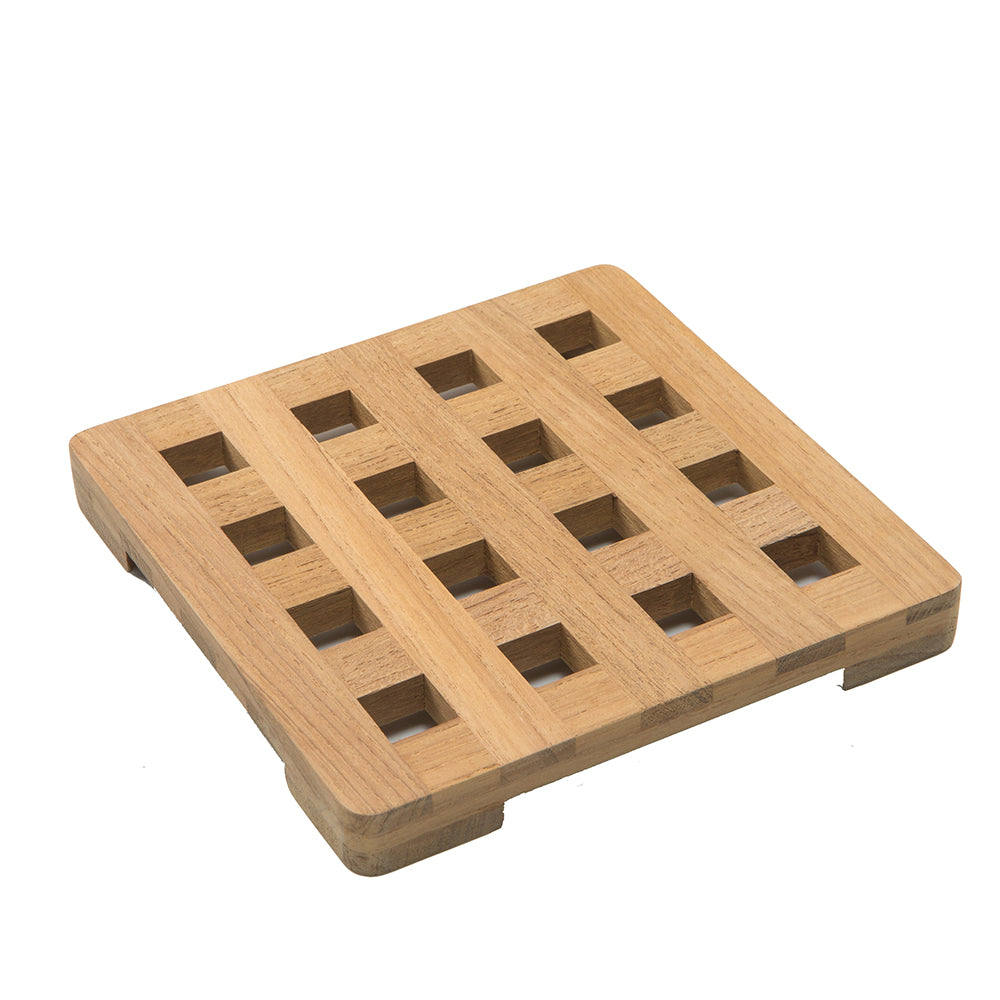 Whitecap Teak Small Square Trivet - 6" [62420] | Teak by Whitecap 