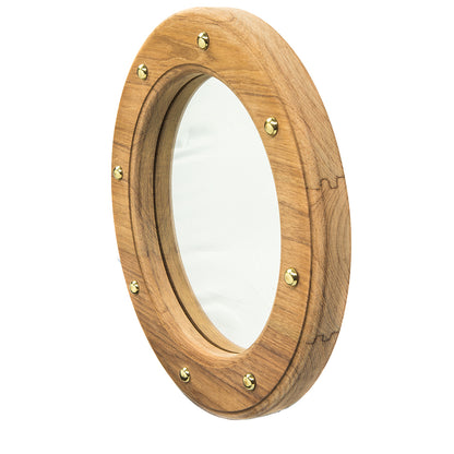 Whitecap Teak Porthole Mirror [62540] | Teak by Whitecap 