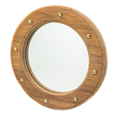 Whitecap Teak Porthole Mirror [62540] | Teak by Whitecap 