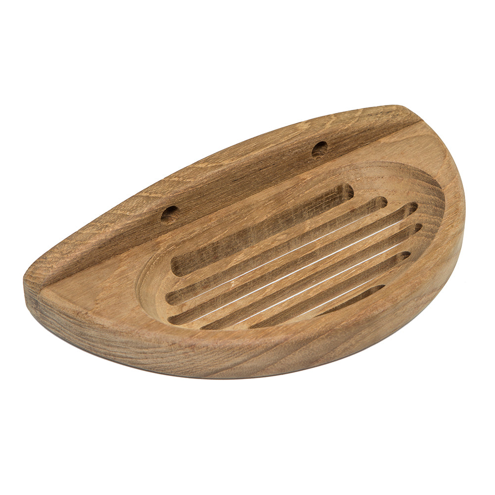 Whitecap Teak Oval Soap Dish [62315] | Teak by Whitecap 