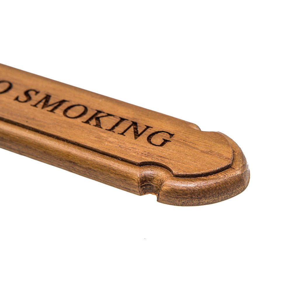 Whitecap Teak "No Smoking" Name Plate [62672] | Teak by Whitecap 