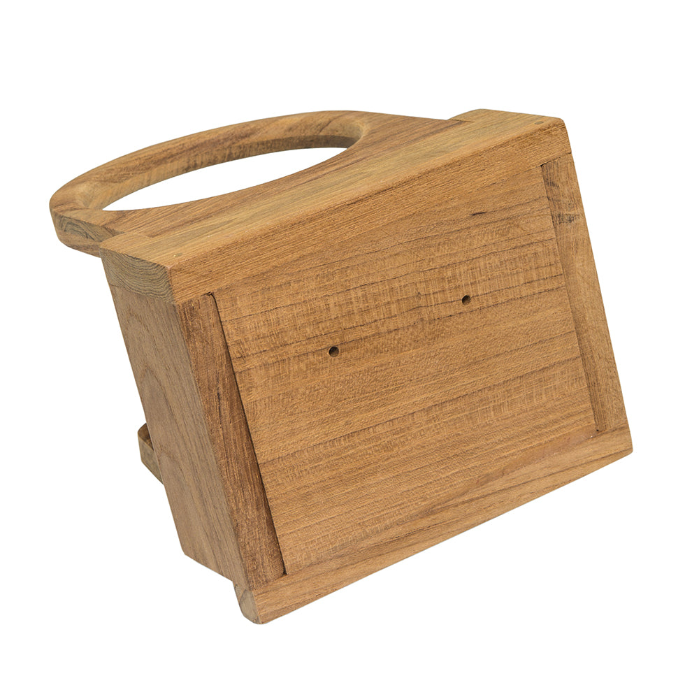 Whitecap Teak Folding Insulated Drink Holder [62602] | Teak by Whitecap 