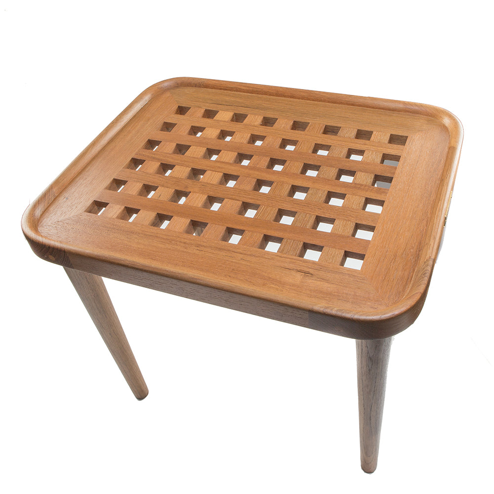 Whitecap Teak Cockpit Grate End Table [60020] | Teak by Whitecap 