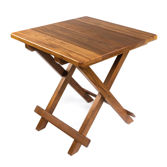 Whitecap Teak Solid Top Fold Away Table [60031] | Teak by Whitecap 