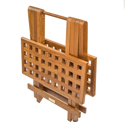 Whitecap Teak Grate Top Fold-Away Table [60030] | Teak by Whitecap 