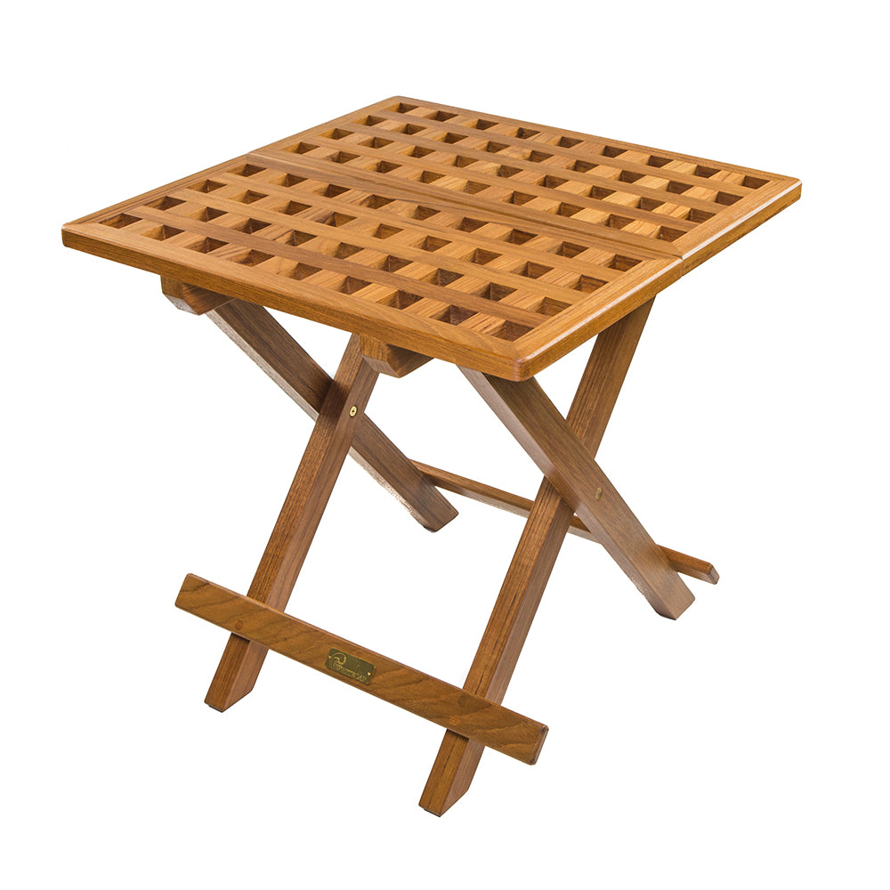 Whitecap Teak Grate Top Fold-Away Table [60030] | Teak by Whitecap 