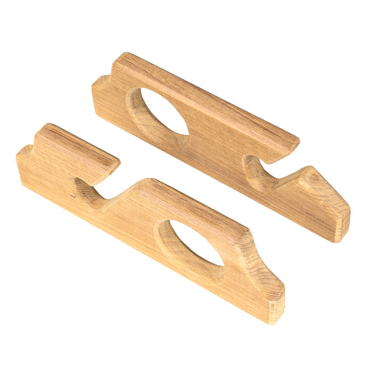 Whitecap Teak Two-Rod Storage Rack - Pair [60610] | Teak by Whitecap 