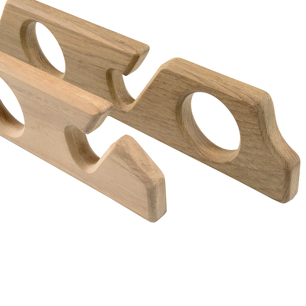 Whitecap Teak Six-Rod Storage Rack - Pair [60614] | Teak by Whitecap 