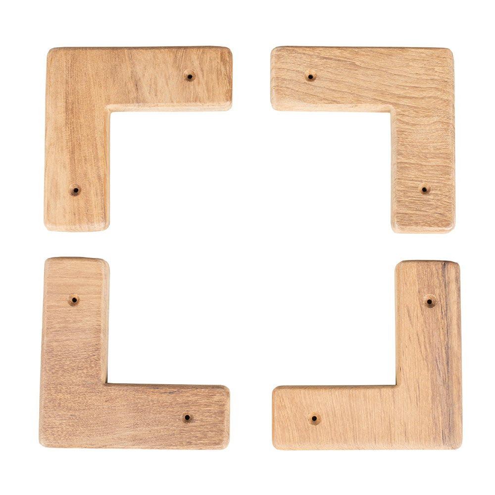 Whitecap Teak Cooler/Box Chocks - 4 Pack [60329] | Teak by Whitecap 