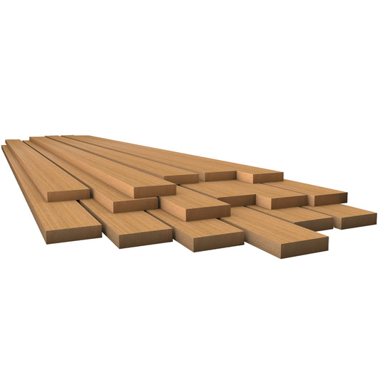 Whitecap Teak Lumber - 3/8" x 5-3/4" x 12" [60808] | Teak Lumber by Whitecap 