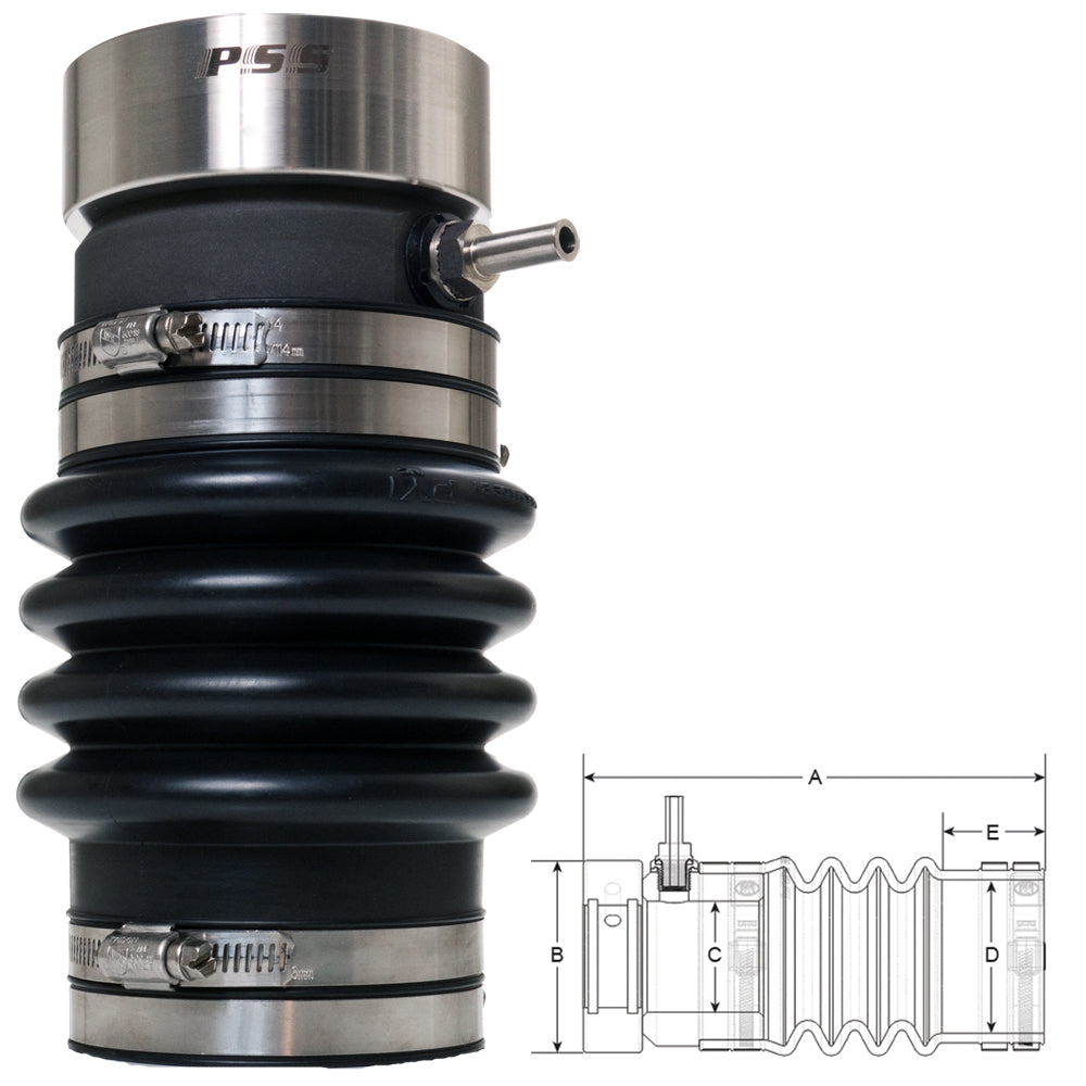 PSS Shaft Seal 1-1/2" Shaft 3-1/2" Tube [02-112-312] | Shaft Seals by PSS Shaft Seal 