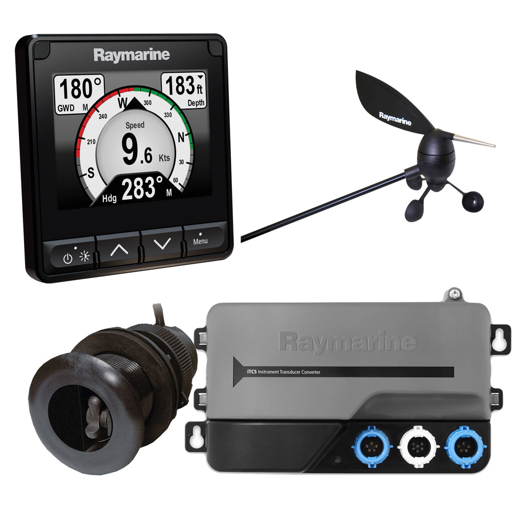 Raymarine i70s System Pack, Wind, Depth, Speed [T70226] | Instruments by Raymarine 