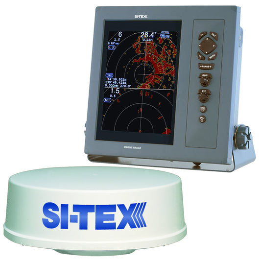 SI-TEX T-2041 Professional Dual Range Radar w/4kW 25" Dome - 10.4" Color TFT LCD Display