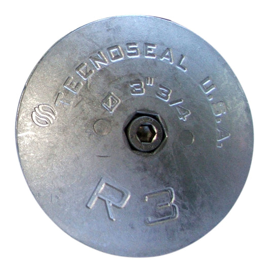 Tecnoseal R3 Rudder Anode - Zinc - 3-3/4" Diameter [R3] | Anodes by Tecnoseal 