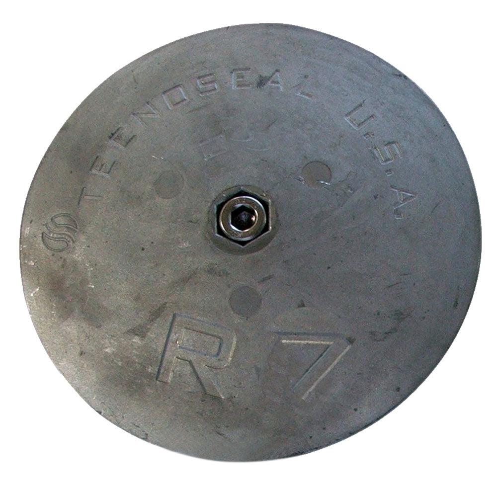 Tecnoseal R7 Rudder Anode - Zinc - 6-1/2" Diameter [R7] | Anodes by Tecnoseal 