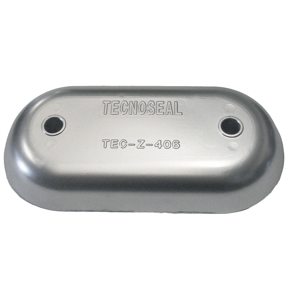 Tecnoseal Z406 Hull Plate Anode - Zinc [TEC-Z-406] | Anodes by Tecnoseal 