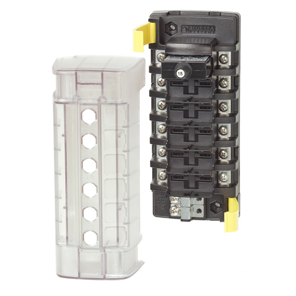 Blue Sea 5050 ST CLB Circuit Breaker Block - 6 Position [5050] | Circuit Breakers by Blue Sea Systems 