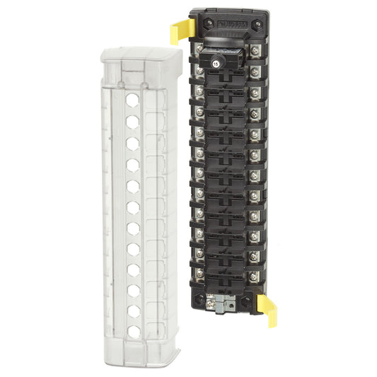 Blue Sea 5051 ST CLB Circuit Breaker Block - 12 Position [5051] | Circuit Breakers by Blue Sea Systems 