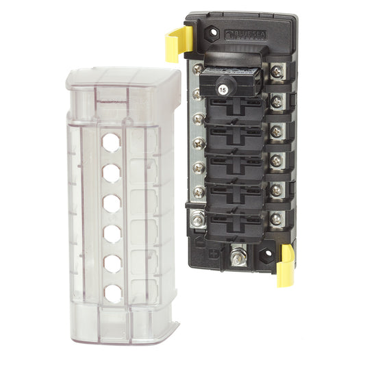 Blue Sea 5052 ST CLB Circuit Breaker Block - 6 Position w/Negative Bus [5052] | Circuit Breakers by Blue Sea Systems 