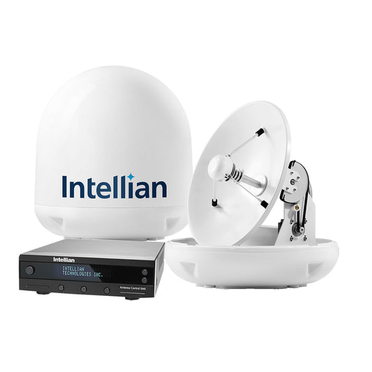 Intellian i4P Linear System w/17.7" Reflector & Universal Quad LNB [B4-419Q] | Satellite TV Antennas by Intellian 