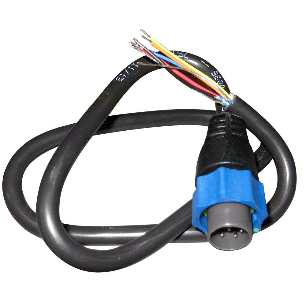 Lowrance Adapter Cable 7-Pin Blue to Bare Wires [000-10046-001] | Transducer Accessories by Lowrance 