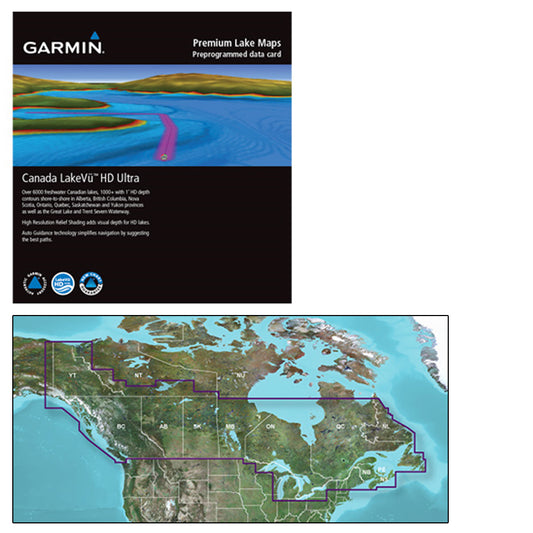 Garmin Canada LakeV g3 Ultra - LVCA100F - microSD/SD [010-C1114-00] | Garmin Inland Lakes by Garmin 