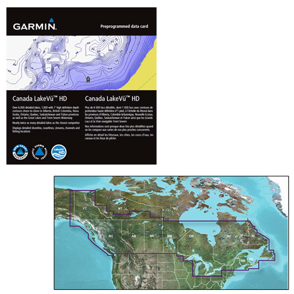 Garmin Canada LakeV HD g3 - microSD/SD [010-C1113-00] | Garmin Inland Lakes by Garmin 