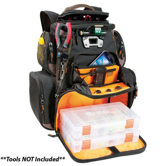 Wild River Tackle Tek Nomad XP - Lighted Backpack w/ USB Charging System w/2 PT3600 Trays [WT3605] | Tackle Storage by Wild River 