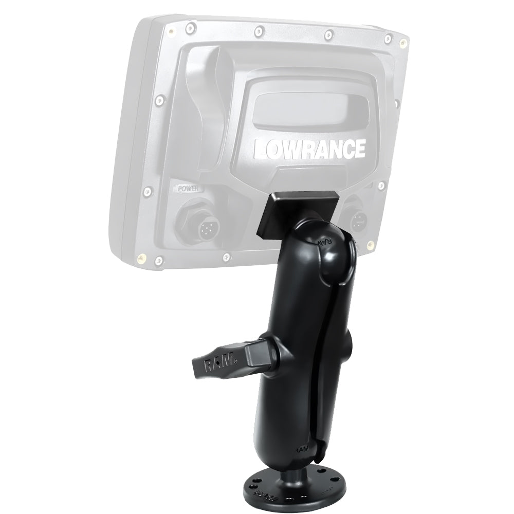 Lowrance RAM 1.5" Mark/Elite 5" Series Quick Release Mount [000-10910-001] | Display Mounts by Lowrance 