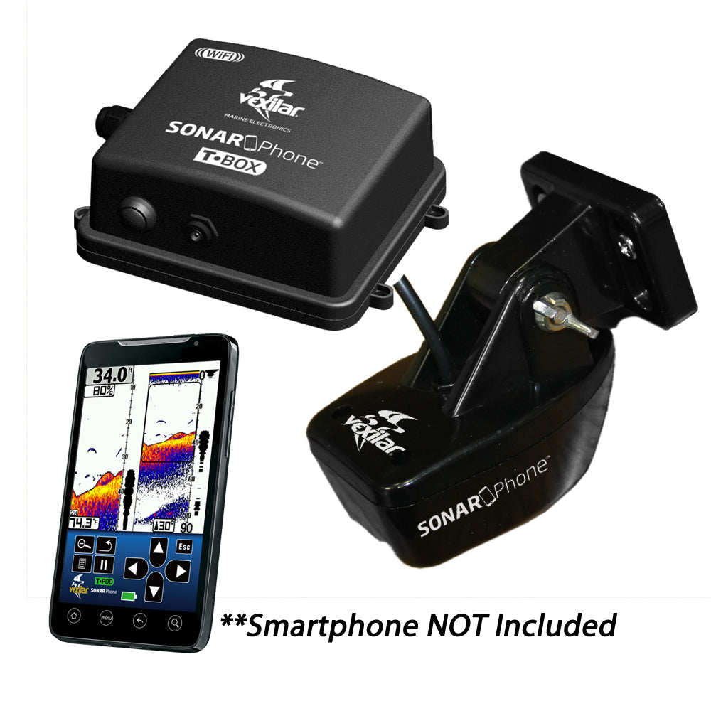 Vexilar SP200 SonarPhone T-Box Permanent Installation Pack [SP200] | Fishfinder Only by Vexilar 