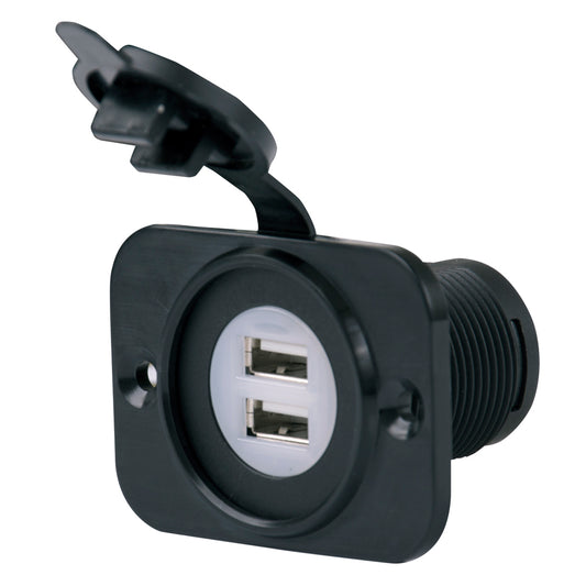 Marinco SeaLink Deluxe Dual USB Charger Receptacle [12VDUSB] | Accessories by Marinco 