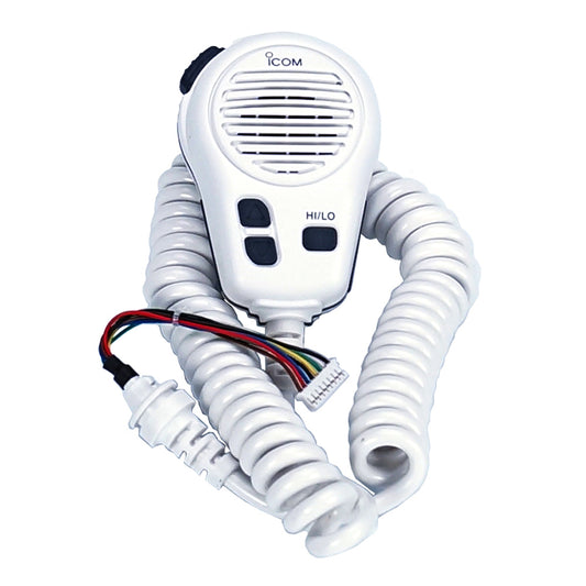 Icom Standard Hand Mic f/M424 - Super White [HM196SW] | Accessories by Icom 