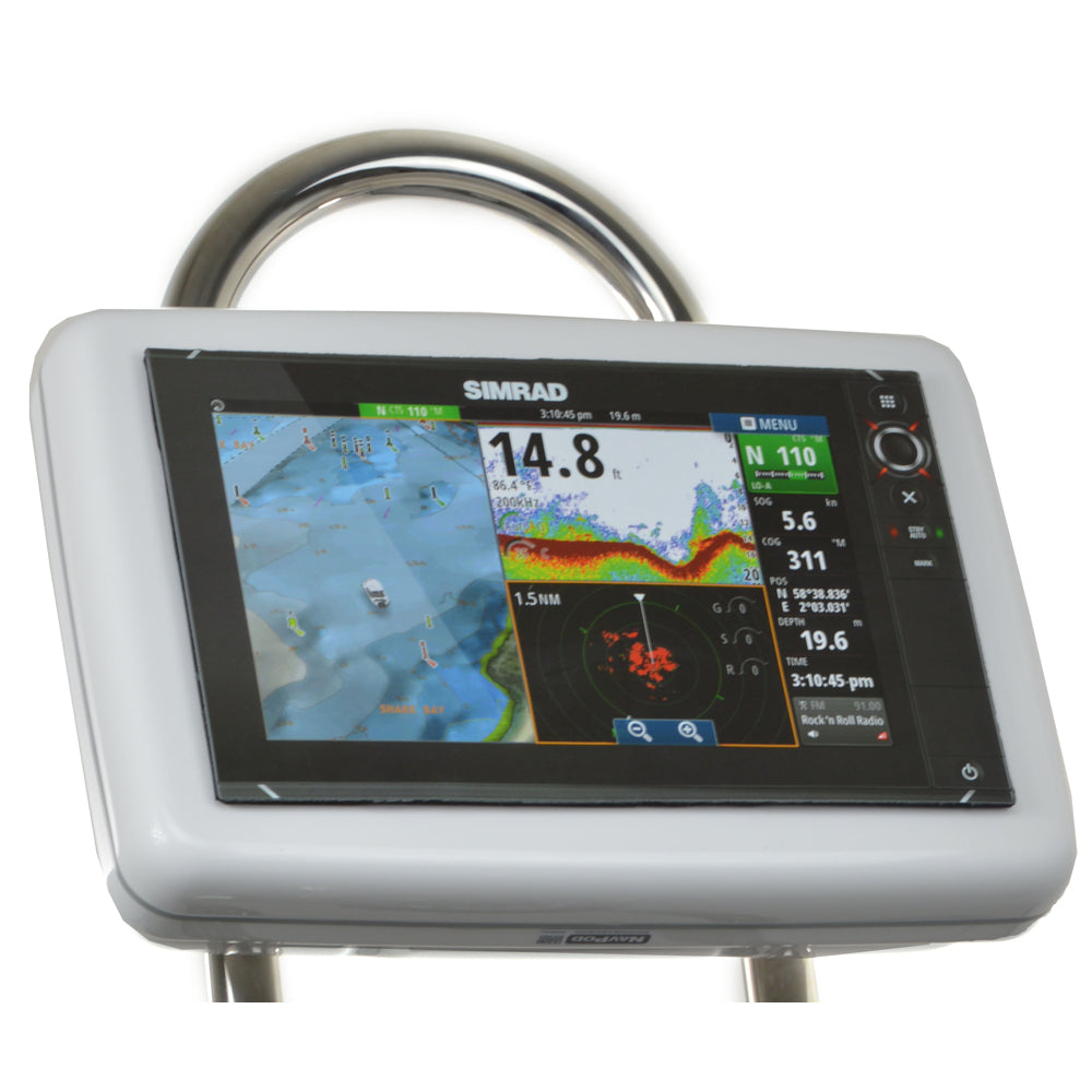 NavPod GP1202 SailPod Pre-Cut f/Simrad NSS12 evo2 or B&G Zeus 12 f/9.5" Wide Guard [GP1202] | Display Mounts by NavPod 