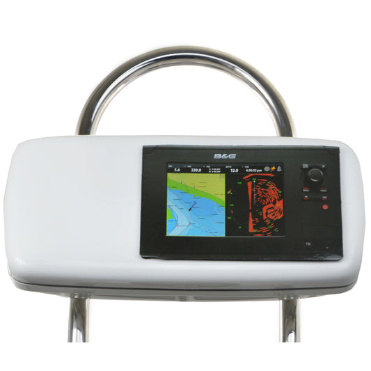 NavPod GP2040-08 SystemPod Pre-Cut f/Simrad NSS8 or B&G Zeus Touch 8 & 2 Instruments f/12" Wide Guard [GP2040-08] | Display Mounts by NavPod 